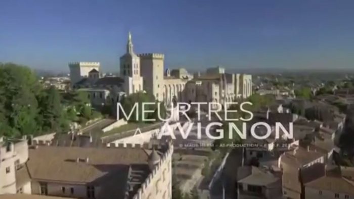 Drone à Avignon pour le téléfilm : Meurtres à Avignon