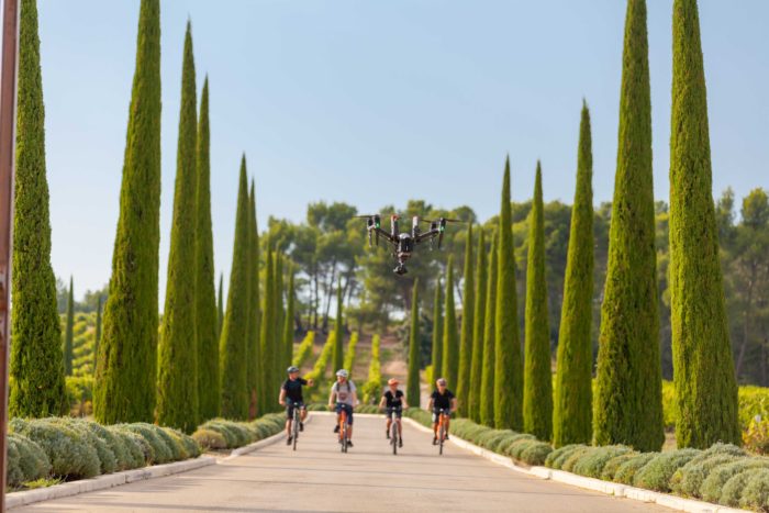 Vues aériennes par drone en Lubéron pour Activité sportive 