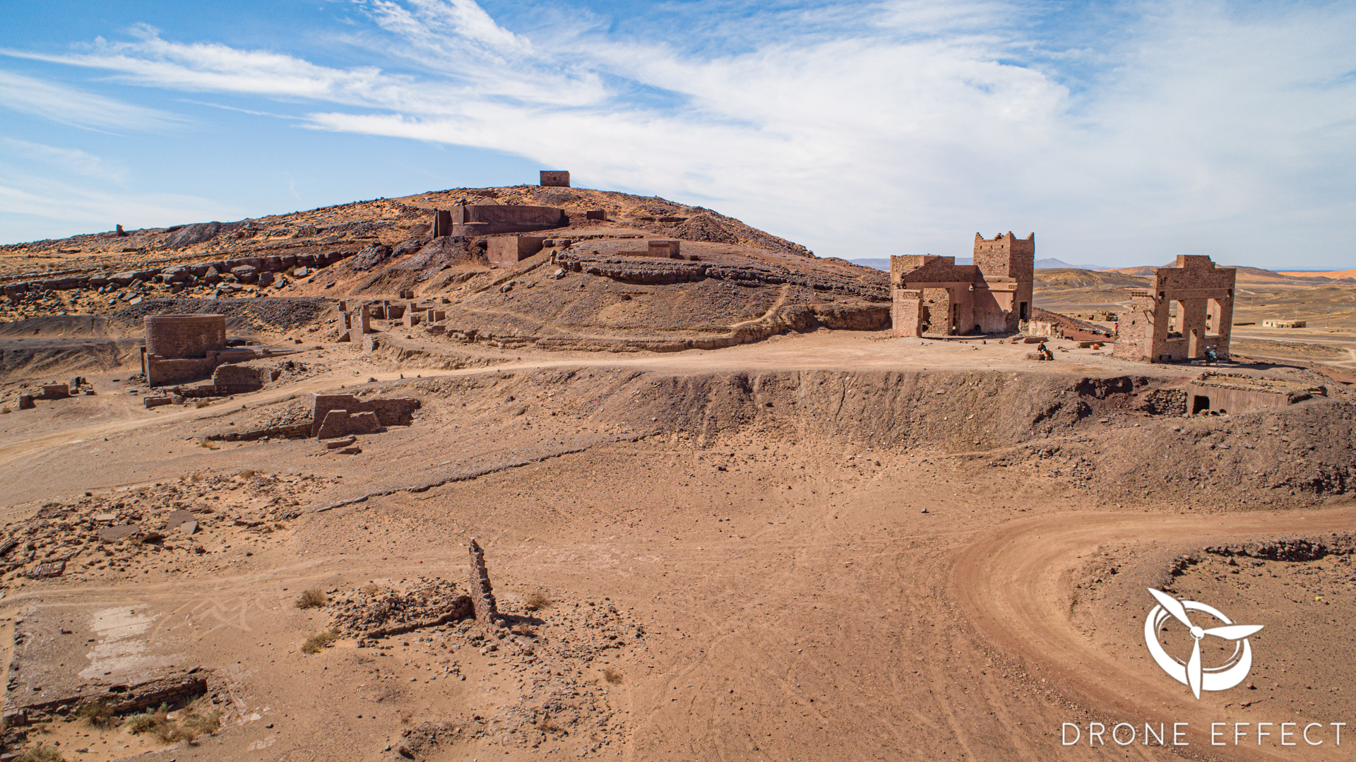 Paysage en drone du Maroc