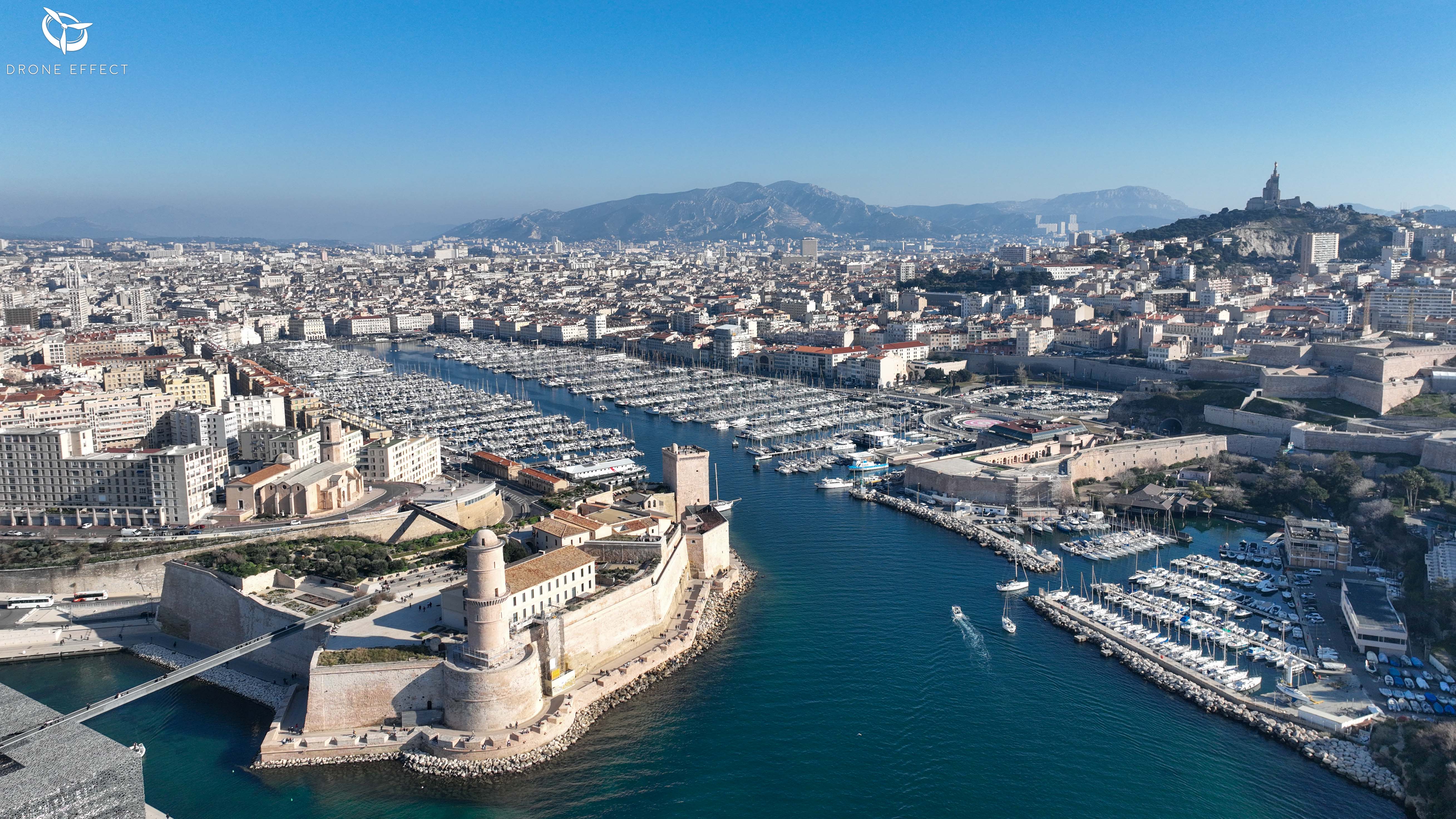 Prises de vue aérienne à Marseille