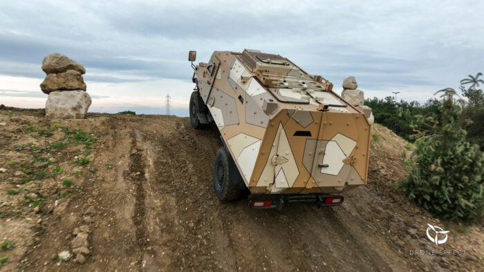 prise de vue aérienne Eurosatory Paris 2024 des industriels