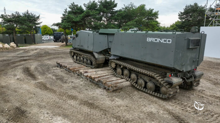 prise de vue aérienne Eurosatory Paris 2024 des industriels