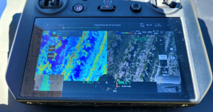 Radiocommande cartographie multispectrale et thermique