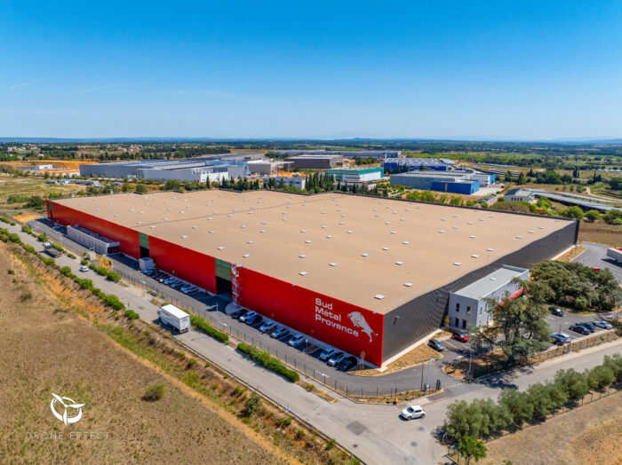 Prises de vues aériennes du site industriel Sud Métal Provence