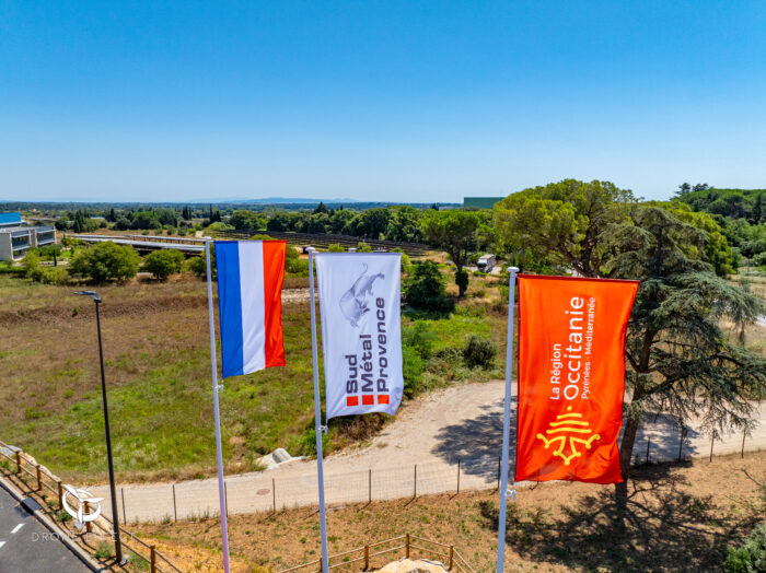 Prises de vues aériennes du site industriel Sud Métal Provence