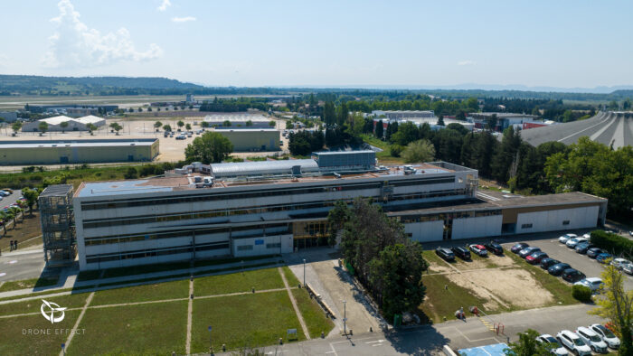 Film avec drone à Avignon