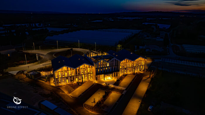 Vidéo en drone de nuit