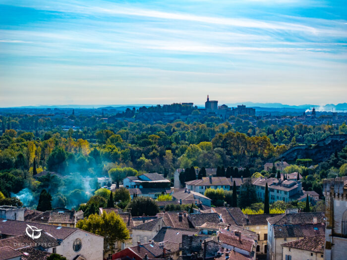 Prises de vues aériennes à Villeneuve-lès-Avignon