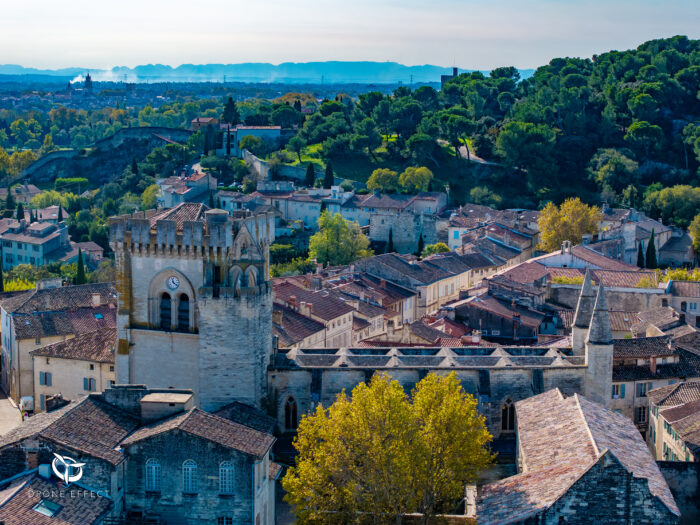 Prises de vues aériennes à Villeneuve-lès-Avignon