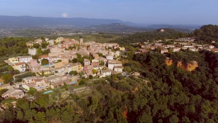 Vues aériennes à Roussillon