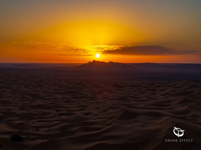 Levé de soleil par Drone effect